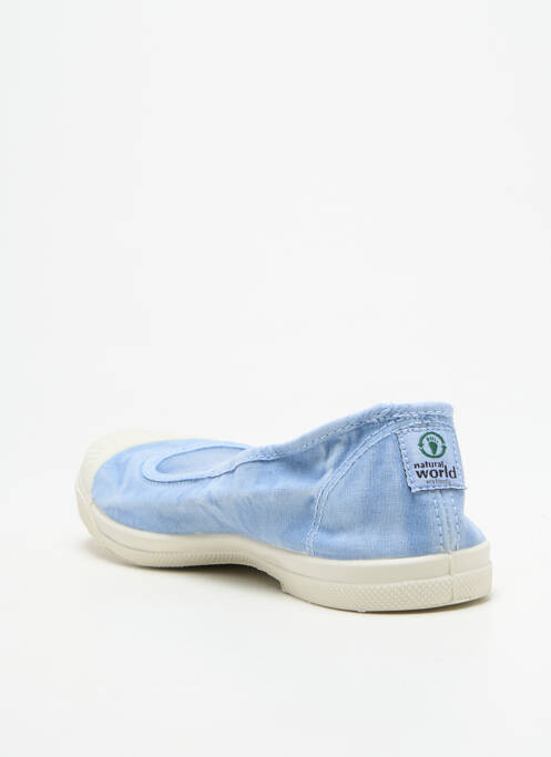 Ballerines bleu clair NATURAL WORLD femme