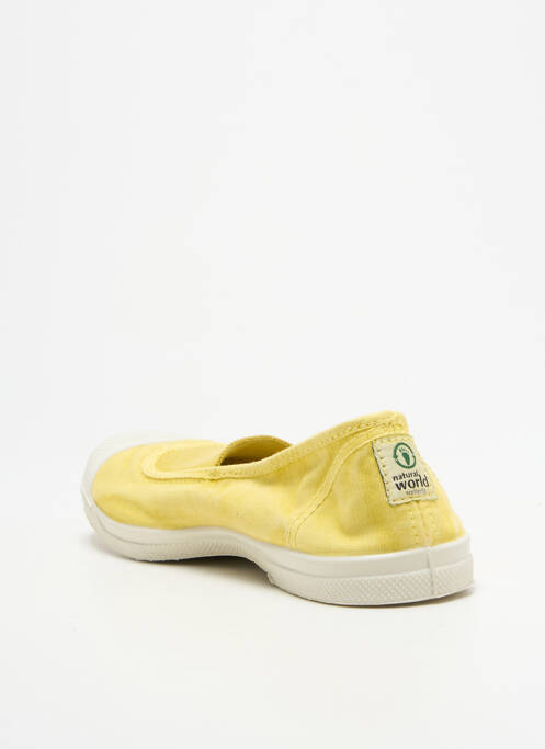 Ballerines jaune NATURAL WORLD femme