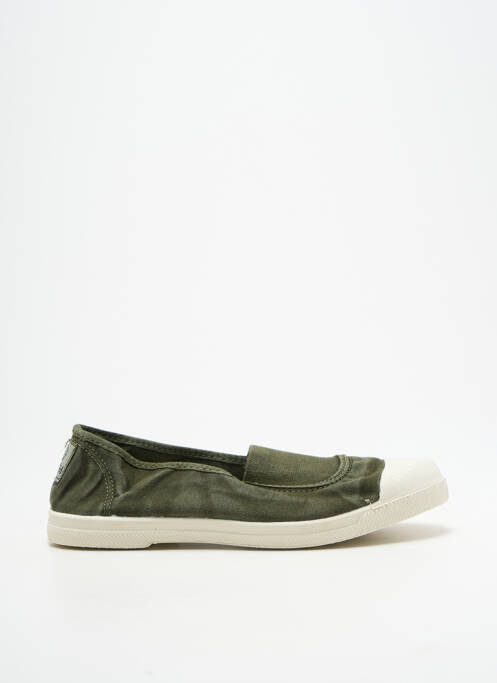 Ballerines vert NATURAL WORLD femme