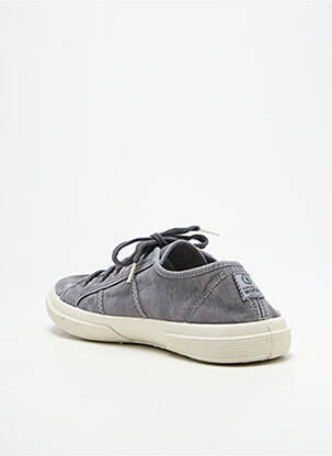 Baskets bout rond bout rond gris NATURAL WORLD unisexe
