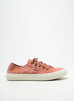 Baskets bout rond bout rond rose NATURAL WORLD unisexe