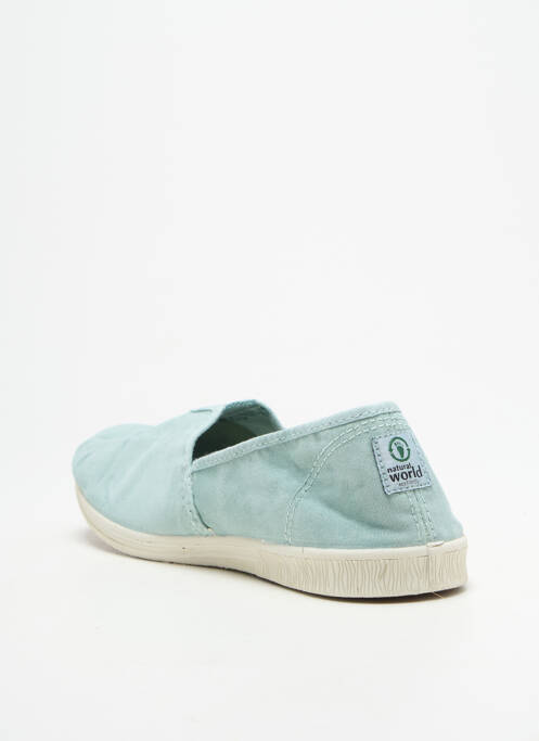 Slip ons bleu clair NATURAL WORLD femme