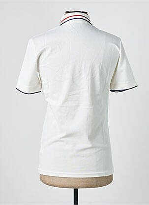 Polo manches longues manches longues blanc LE COQ SPORTIF homme