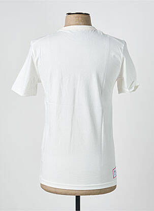 T-shirt coupe cintrée manches courtes blanc LE COQ SPORTIF homme