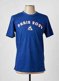 T-shirt coupe droite manches courtes bleu LE COQ SPORTIF homme