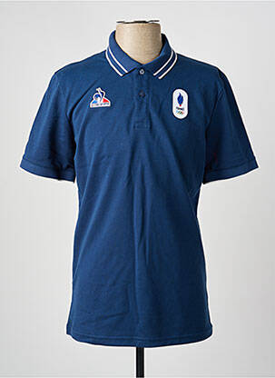 Polo coupe droite manches courtes bleu LE COQ SPORTIF homme