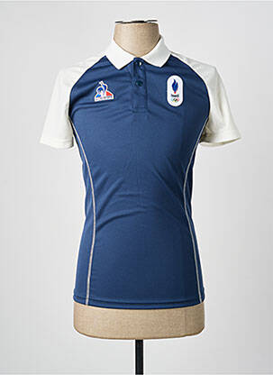Polo coupe cintrée manches courtes bleu LE COQ SPORTIF homme