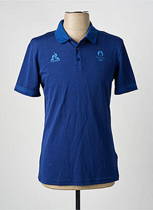 Polo coupe cintrée manches courtes bleu LE COQ SPORTIF homme