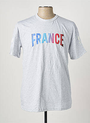 T-shirt coupe droite manches courtes gris LE COQ SPORTIF homme