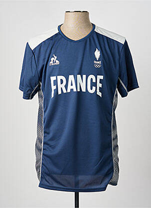 T-shirt coupe droite manches courtes bleu LE COQ SPORTIF homme