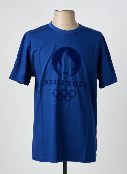 T-shirt coupe droite manches courtes bleu LE COQ SPORTIF homme