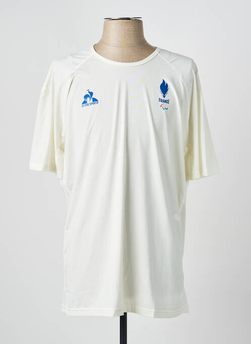 T-shirt coupe droite manches courtes blanc LE COQ SPORTIF homme
