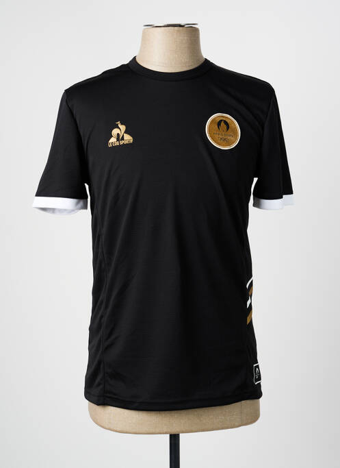 T-shirt coupe droite manches courtes noir LE COQ SPORTIF homme