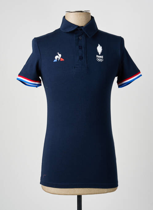 Polo coupe cintrée manches courtes bleu LE COQ SPORTIF homme