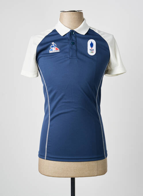 Polo coupe cintrée manches courtes bleu LE COQ SPORTIF homme
