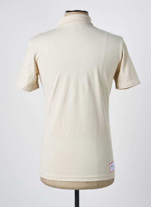 Polo coupe cintrée manches courtes beige LE COQ SPORTIF homme