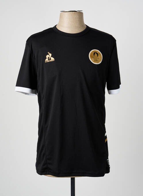 T-shirt coupe cintrée manches courtes noir LE COQ SPORTIF homme
