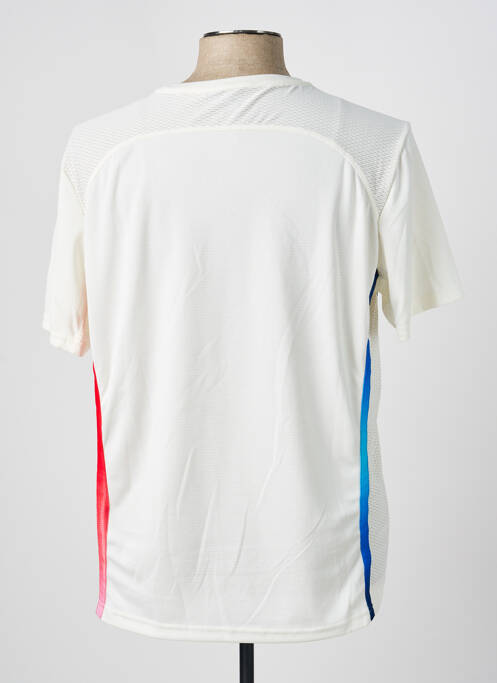 T-shirt broderie manches courtes blanc LE COQ SPORTIF homme