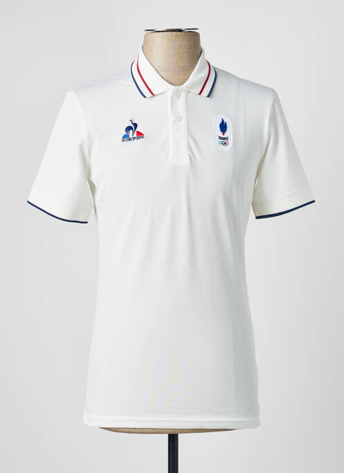 Polo blanc LE COQ SPORTIF homme