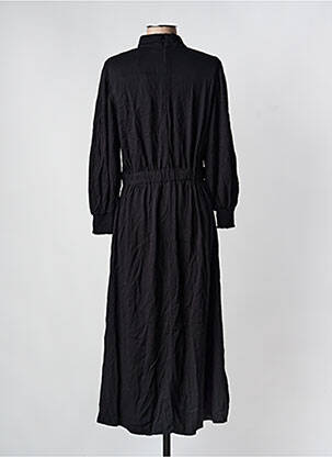 Robe longue manches longues manches longues noir MINIMUM femme