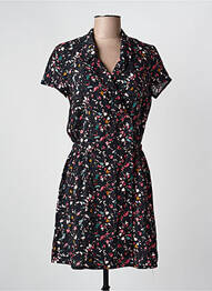 Robe courte manches courtes manches courtes noir I.CODE (By IKKS) femme