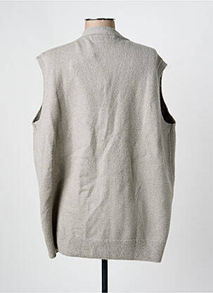 Gilet sans manche maille tricot gris MINIMUM femme