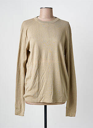 Pull stretch manches longues beige MINIMUM femme