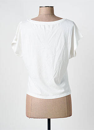 T-shirt coupe droite manches courtes beige I.CODE (By IKKS) femme