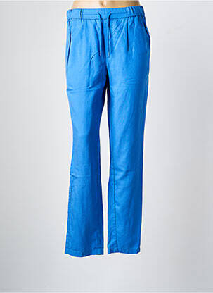 Pantalon slim taille élastique bleu ECOALF femme