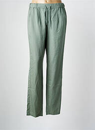 Pantalon slim taille élastique vert ECOALF femme