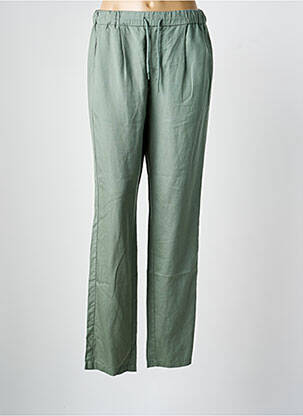 Pantalon slim taille élastique vert ECOALF femme
