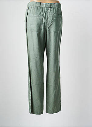 Pantalon slim taille élastique vert ECOALF femme