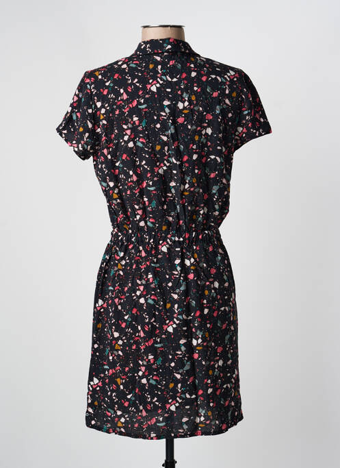 Robe courte manches courtes manches courtes noir I.CODE (By IKKS) femme