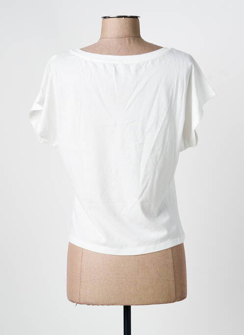 T-shirt coupe droite manches courtes beige I.CODE (By IKKS) femme