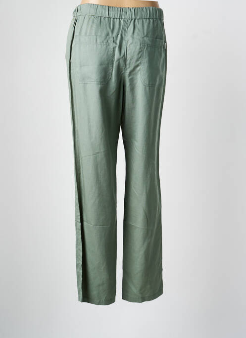 Pantalon slim taille élastique vert ECOALF femme