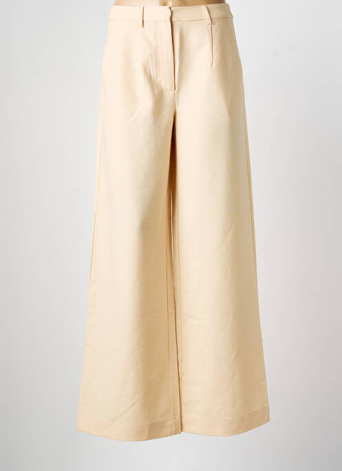 Pantalon large beige MINIMUM femme