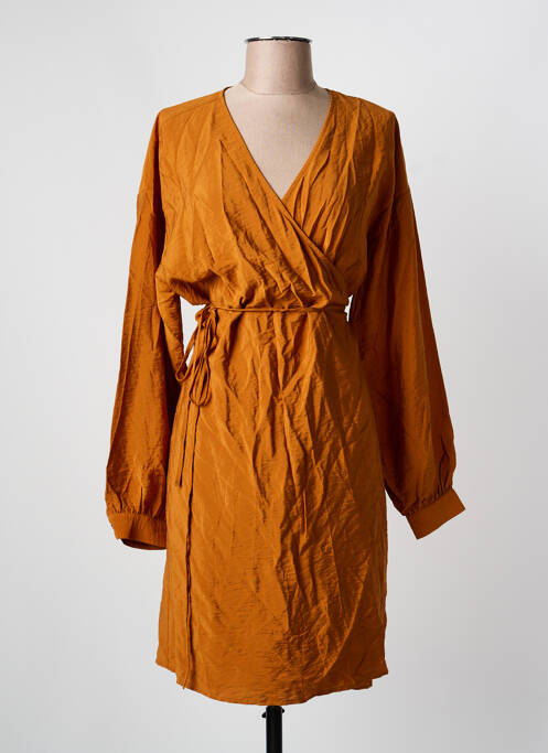 Robe mi-longue jaune MINIMUM femme