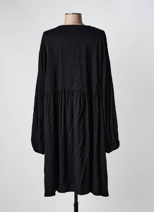 Robe mi-longue noir MINIMUM femme