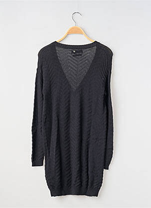 Gilet manches longues coupe droite noir TEDDY SMITH fille
