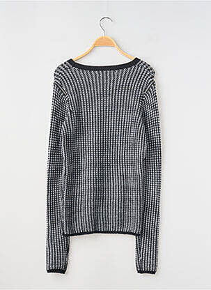Pull coupe droite manches longues noir TEDDY SMITH fille