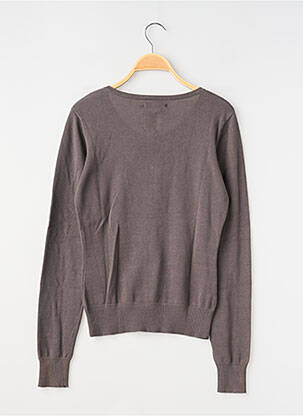 Gilet manches longues resserrée sur le bas gris TEDDY SMITH fille