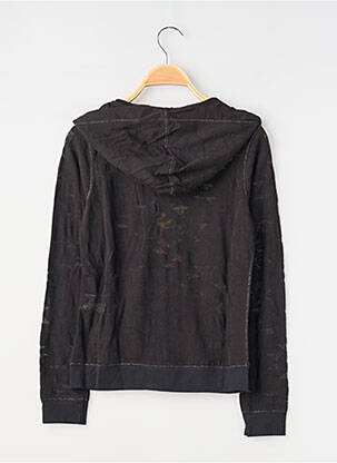 Gilet manches longues resserrée sur le bas noir CHIPIE fille