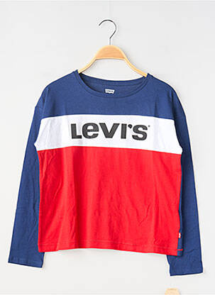 T-shirt manches longues manches longues bleu LEVI'S garçon