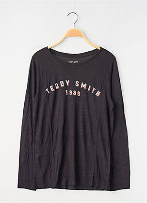 T-shirt manches longues manches longues noir TEDDY SMITH enfant
