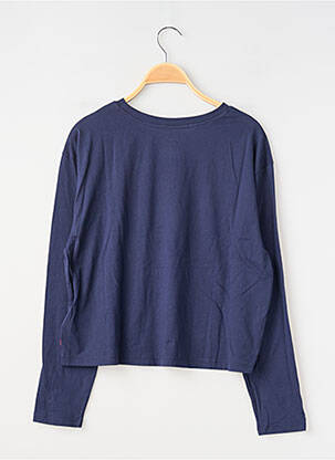 Top manches longues manches longues bleu LEVI'S fille
