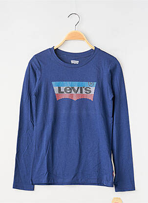 T-shirt manches longues manches longues bleu LEVI'S garçon
