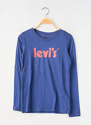 T-shirt manches longues manches longues bleu LEVI'S garçon