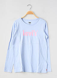 T-shirt coupe droite manches longues bleu LEVIS fille