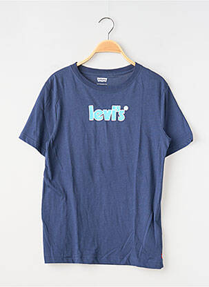 T-shirt coupe droite manches courtes bleu LEVI'S garçon