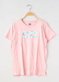T-shirt coupe droite manches courtes rose LEVIS fille